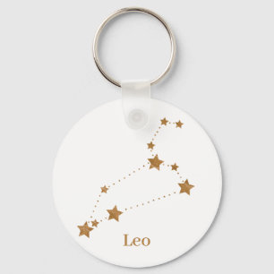 Llavero León de oro del Rótulo Zodiaco moderno   Incendio 