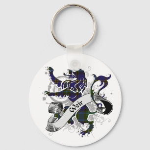 Llavero León de Weir Tartan