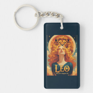 Llavero León del Rótulo Sol Leo Zodiac