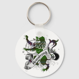 Llavero León del tartán de Armstrong