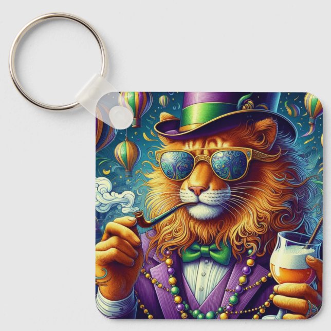 Llavero León/Louisiana Mardi Gras (Anverso)