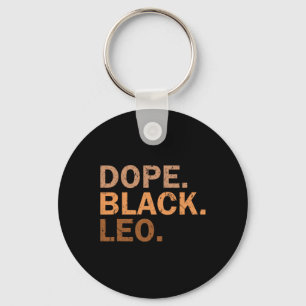 Llavero León negro de drogas Melanin Leo africano Zodiaco