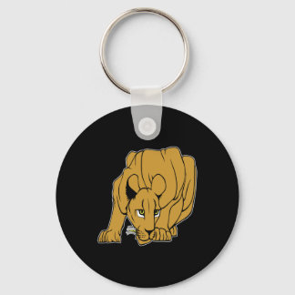Llavero León negro de la montaña Puma Cougar Panther
