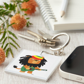 Llavero León Personalizado lindo de la cadena de claves ac