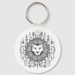 Llavero León Tribal