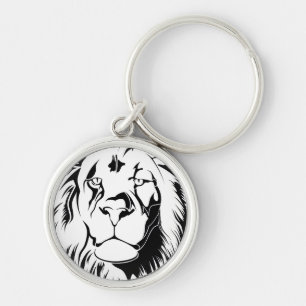Llavero León Tribal 002