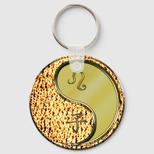 Llavero León y Rata Metalizado (Anverso)