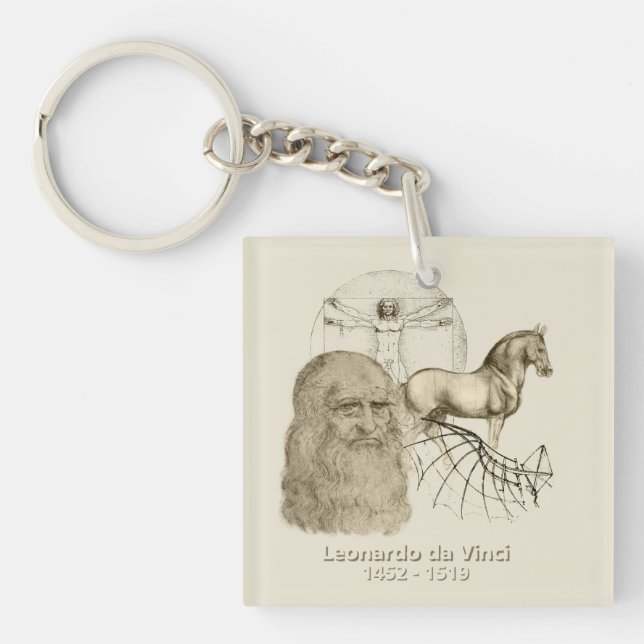 Llavero Leonardo da Vinci (Frente)