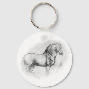 Llavero Leonardo DaVinci Horse Keychain