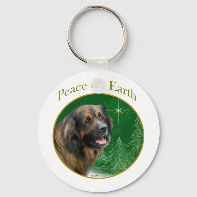 Llavero Leonberger Peace (Anverso)