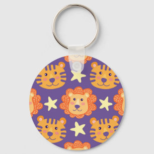 Llavero Leones y tigres personalizados: Vintage