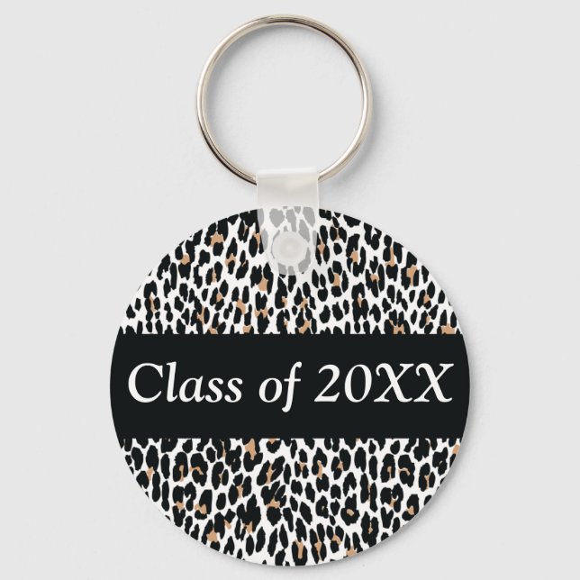 Llavero Leopard Clase Personalizada De Keychain (Anverso)