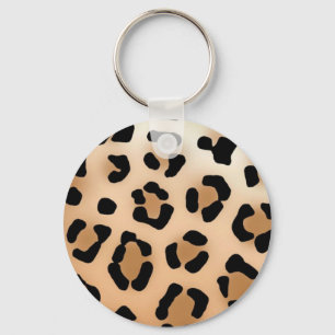 Llavero Leopard Print Keychain