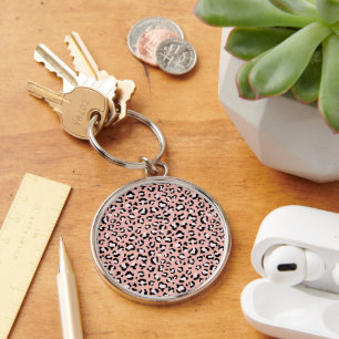 Llavero Leopard Print, Leopard Spots, Pink Leopard