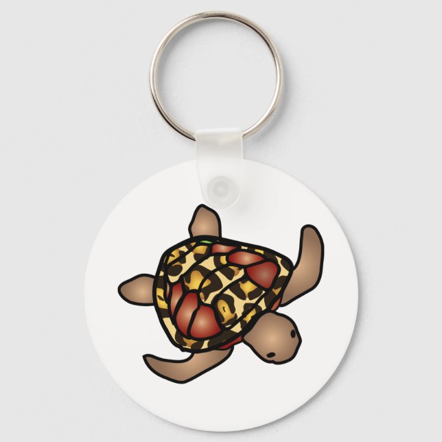 Llavero Leopard Turtle Keychain (Anverso)
