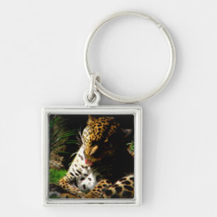 Llavero Leopardo de baño