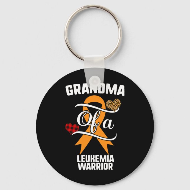 Llavero Leopardo de las abuelas Leukemia Awareness Leoparo (Anverso)
