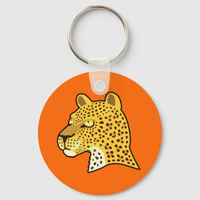 Llavero Leopardo localizado (Anverso)