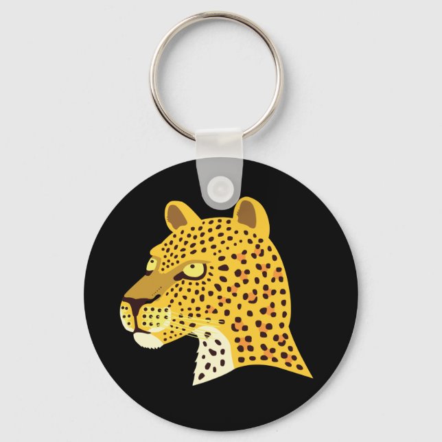 Llavero Leopardo localizado (Anverso)