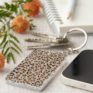 Llavero Leopardo Print, Leopard Spots, Brown Leopard