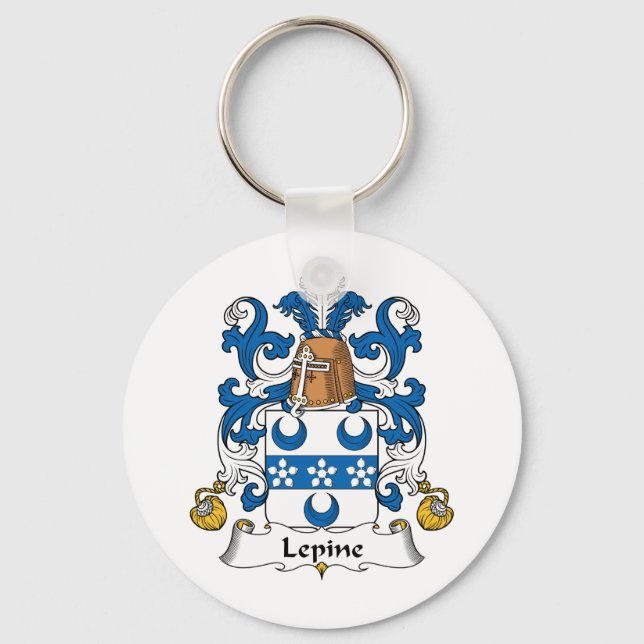 Llavero Lepine Family Crest (Anverso)