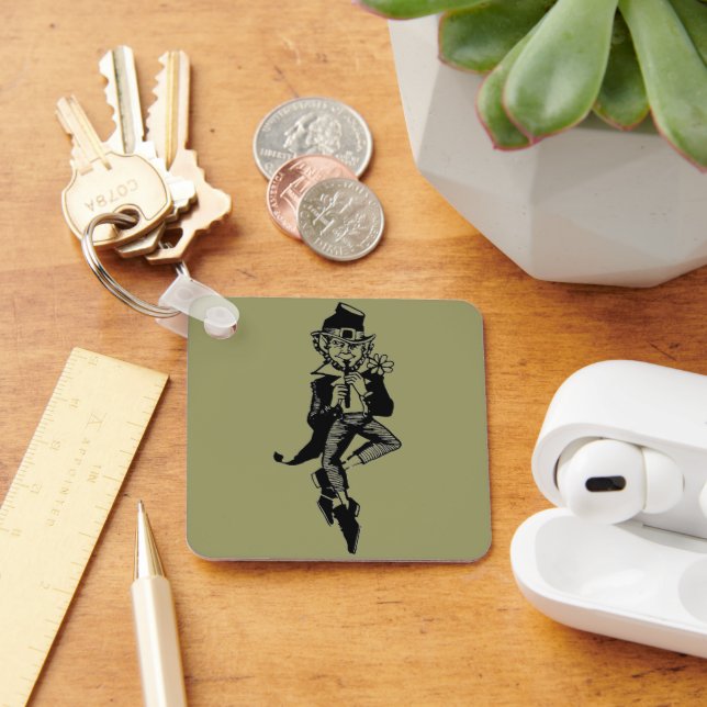 Llavero Leprechaun con flauta (Escritorio )