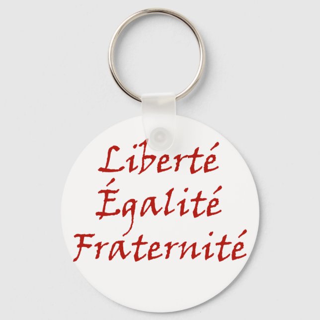Llavero Les Misérables Love: Liberté, Égalité, Fraternité (Anverso)