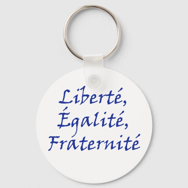 Llavero Les Misérables Love: Liberté, Égalité, Fraternité (Anverso)