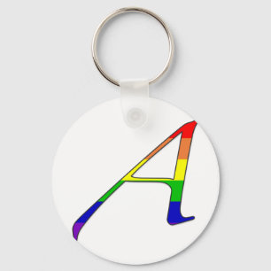 Llavero Lesbian and Gay Pride "Scarlet" Letter A