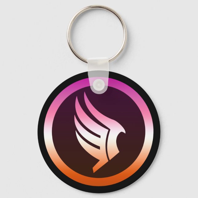 Llavero Lesbian Pride Paragon Mass Effect Icon (Anverso)