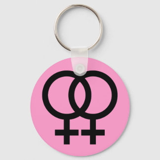 Llavero lesbian symbol keychain