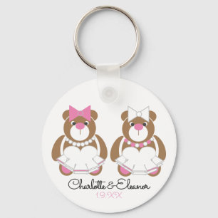 Llavero Lesbian Wedding Teddy Bear Brides