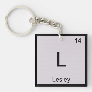 Llavero Lesley Nombre Elemento Químico Tabla Periódica