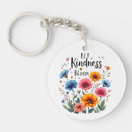 Llavero Let kindness bloom Acrylic Keychain