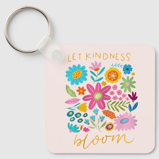 Llavero Let Kindness Bloom. Keychain (Anverso)