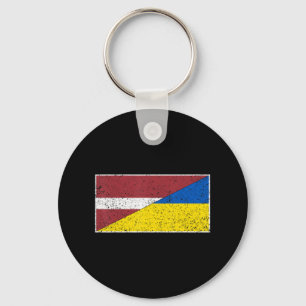 LLAVERO LETONIA BANDERA UCRANIANA NACIONALIDAD UCRANIANA L