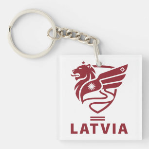 Llavero Letonia Estado Báltico Norte de Europa