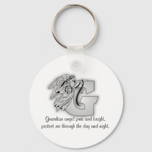 Llavero Letra ángel de custodia G