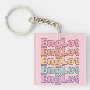Llavero Letra Burbuja Kawaii Englot