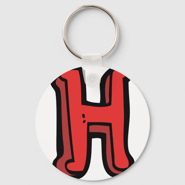 Llavero Letra H Keychain (Anverso)