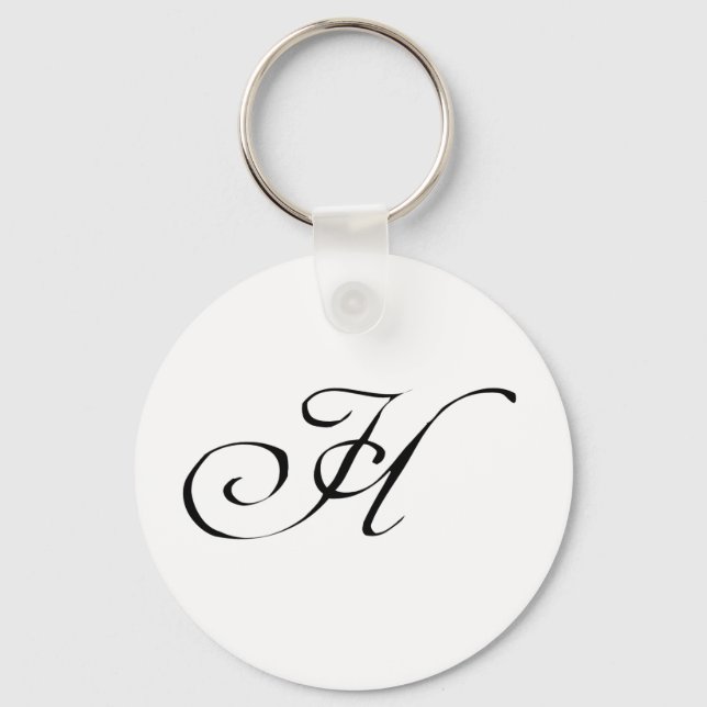 Llavero Letra H Keychain monograma (Anverso)