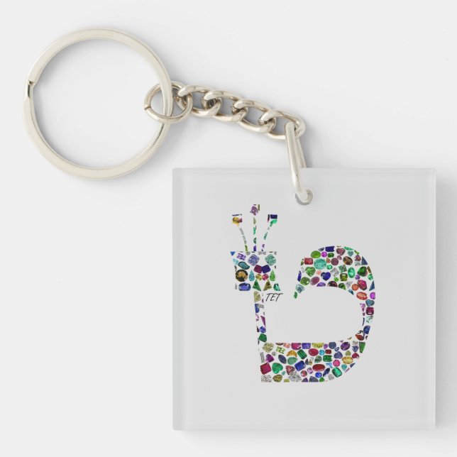 Llavero Letra hebrea 'TET' (Frente)