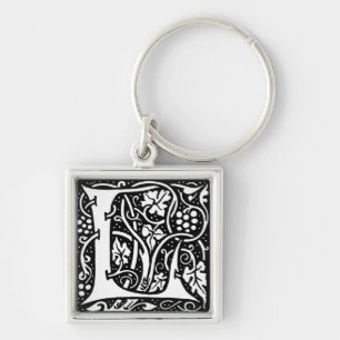 Llavero Letra 'L' William Morris Design - Keychain