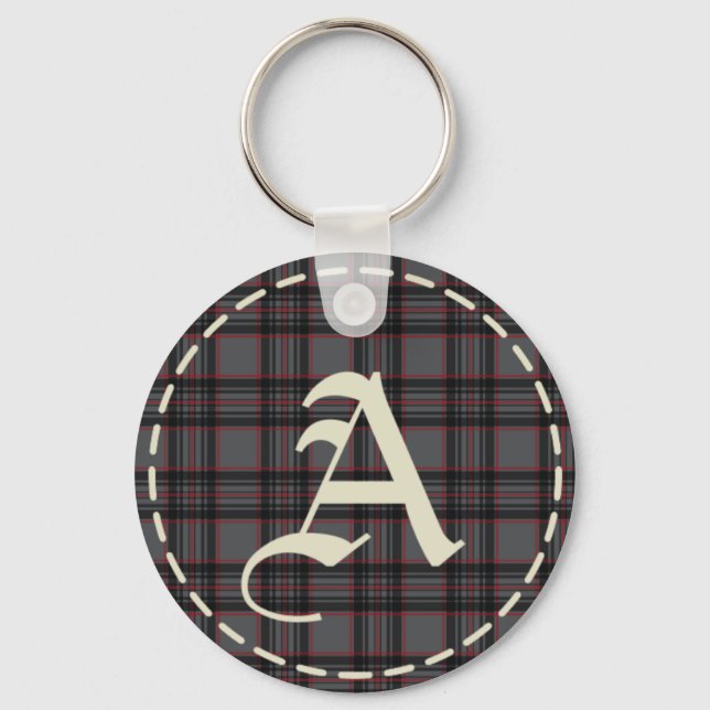 Llavero Letra monogramada A Keychain (Anverso)