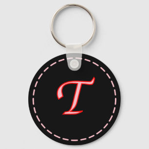 Llavero Letra monogramada T Keychain