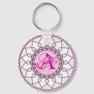 Llavero Letra ornica monograma A Keychain