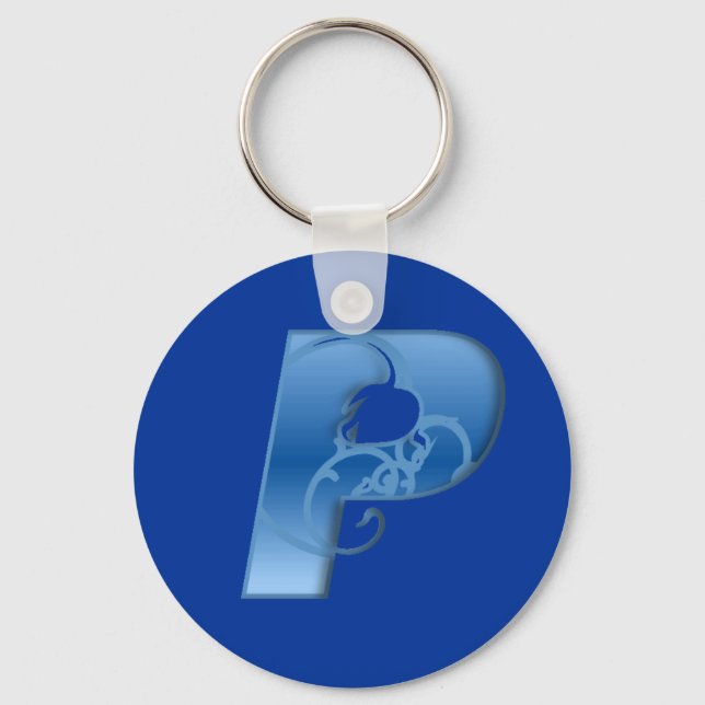 Llavero Letra P (Anverso)