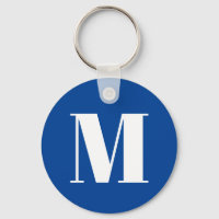 Letra profunda azul inicial monograma moderno esti