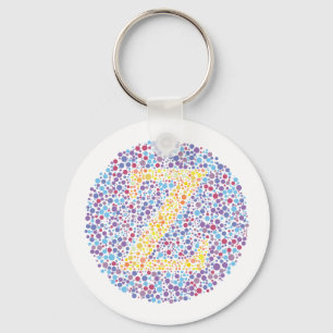 Llavero Letra "Z" de prueba ocular