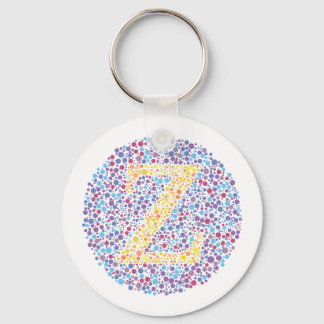 Llavero Letra "Z" de prueba ocular